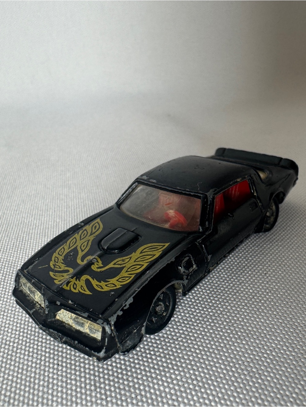 Vintage Tomica Pontiac Firebird Trans Am Car  1978 1:68 Black Rare Notes